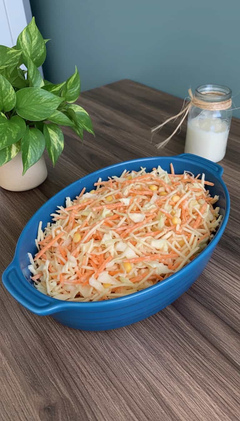Foto deliciosa de Salpicão Vegano de Tofu Defumado pronta para servir - Almoço & Jantar