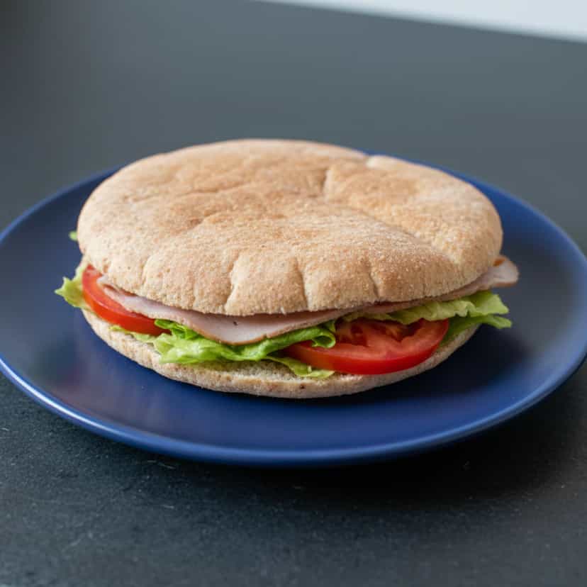 Foto deliciosa de Sanduíche Beirute pronta para servir - Lanches de Padaria