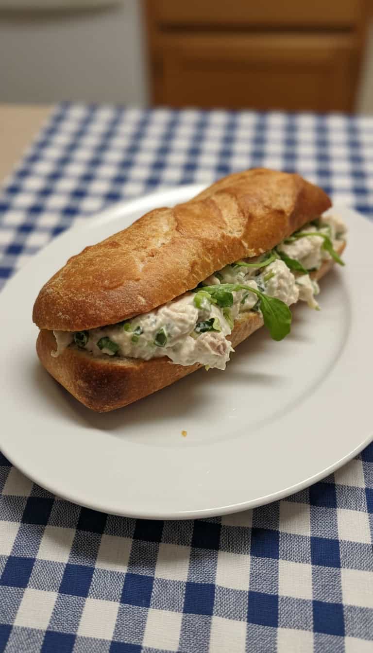 Foto deliciosa de Sanduíche de Atum Light pronta para servir - Lanches de Padaria