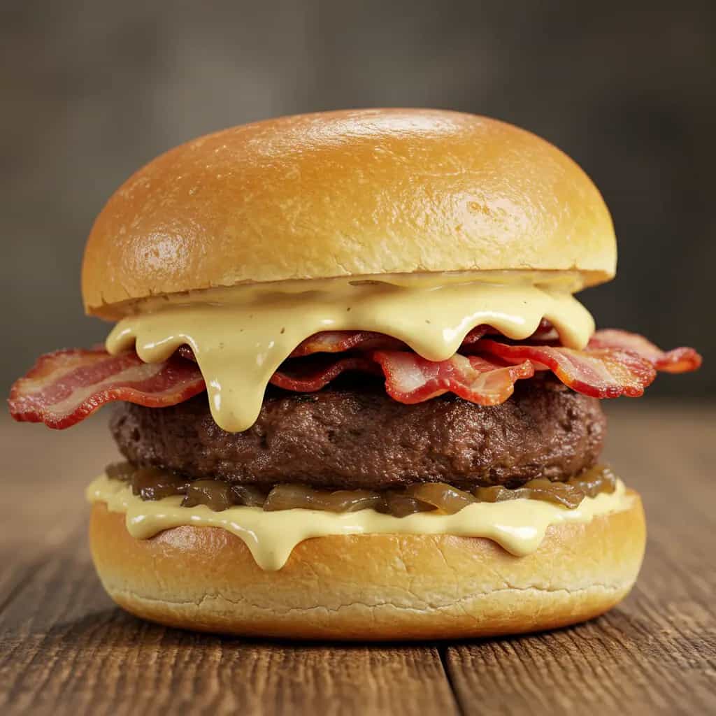 Sanduíche de Bacon e Contrafilé