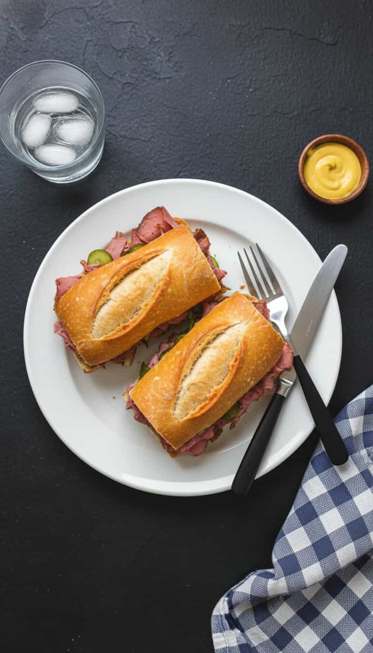Foto deliciosa de Sanduíche de Contrafilé pronta para servir - Outras Receitas