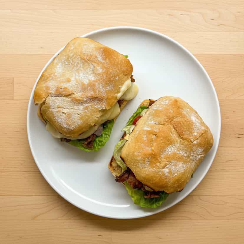 Foto deliciosa de Sanduíche de Costela Desfiada pronta para servir - Outras Receitas