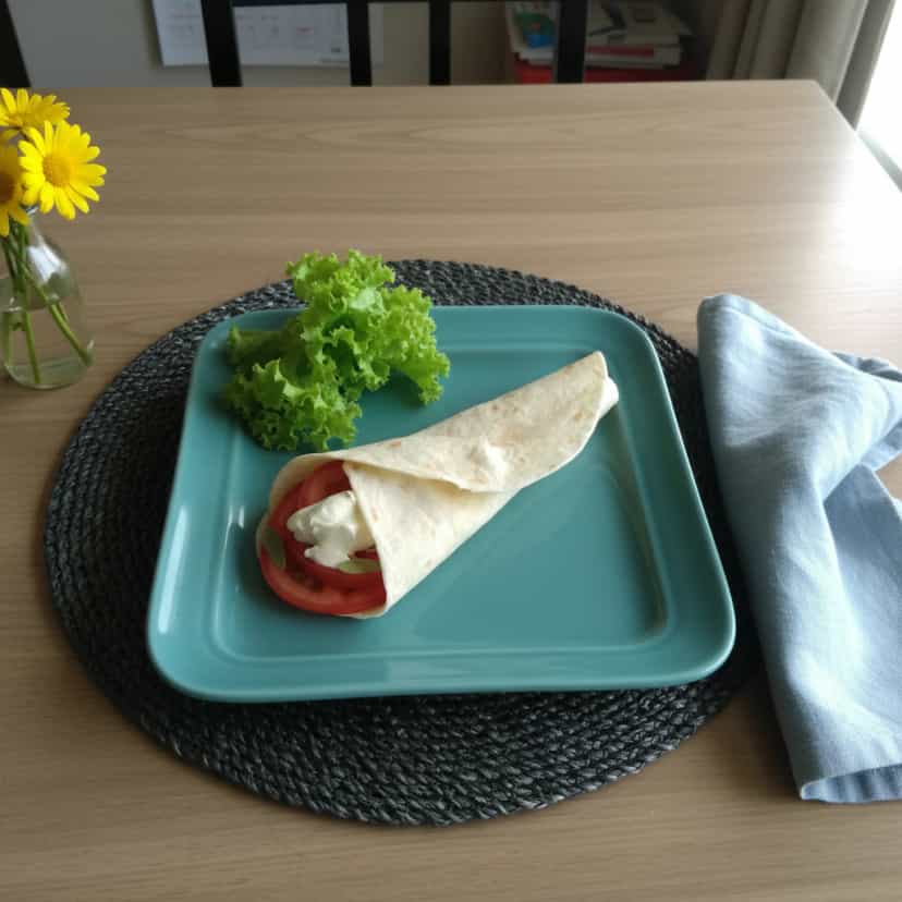 Foto deliciosa de Sanduíche de Frango com Coalhada Seca pronta para servir - Outras Receitas