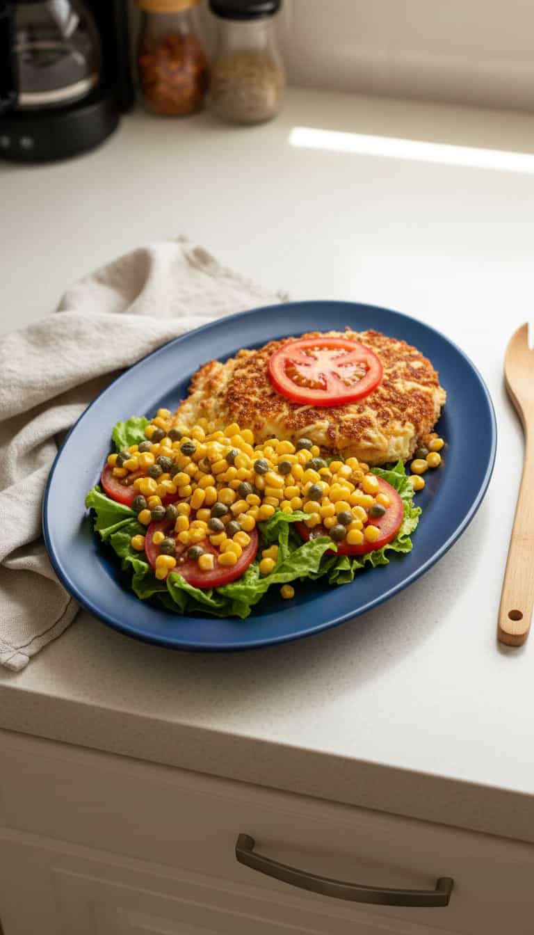 Foto deliciosa de Sanduíche de Frango Crocante pronta para servir - Salgadinhos