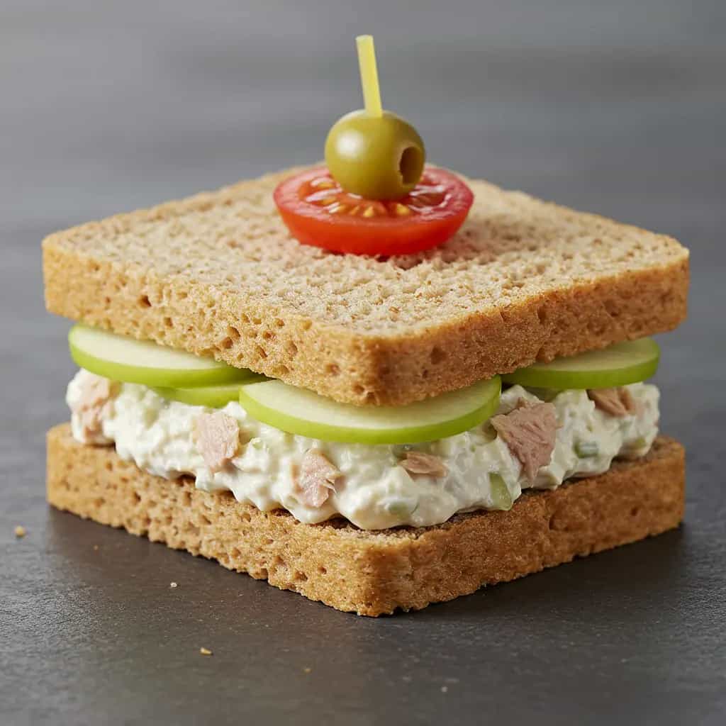 Sanduíche de Maçã e Atum