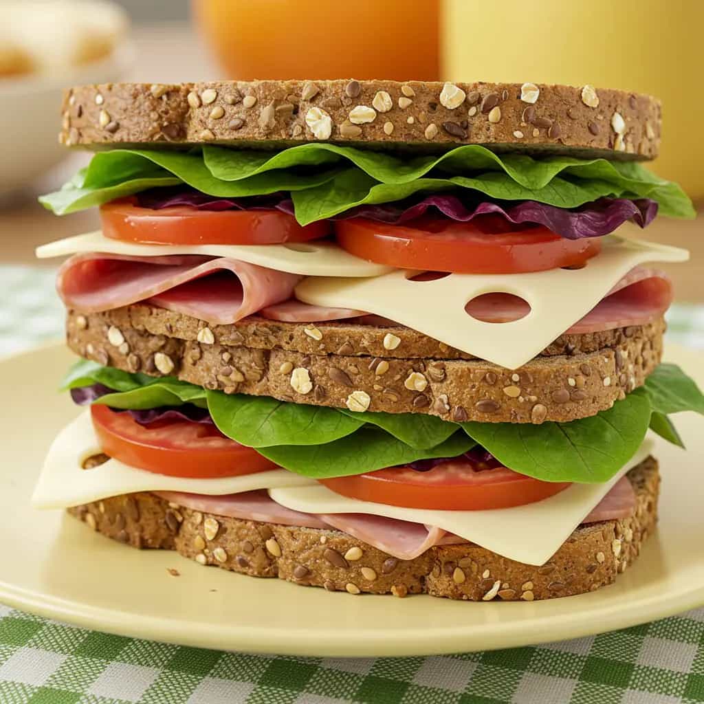 Sanduíche de Peru Defumado