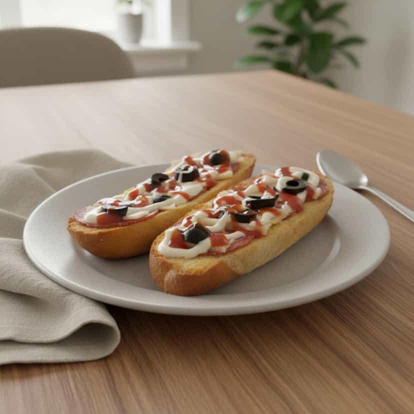Foto deliciosa de Sanduíche de Salame e Queijo pronta para servir - Salgadinhos