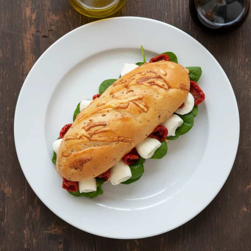 Foto deliciosa de Sanduíche Italiano pronta para servir - Lanches de Padaria