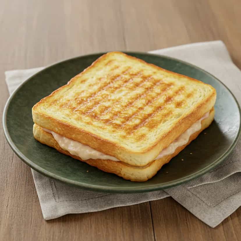 Foto deliciosa de Sanduíche Misto Quente pronta para servir - Lanches de Padaria