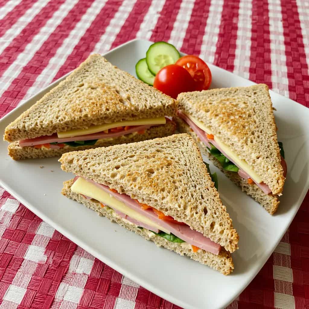 Sanduíche Natural de Peru Defumado