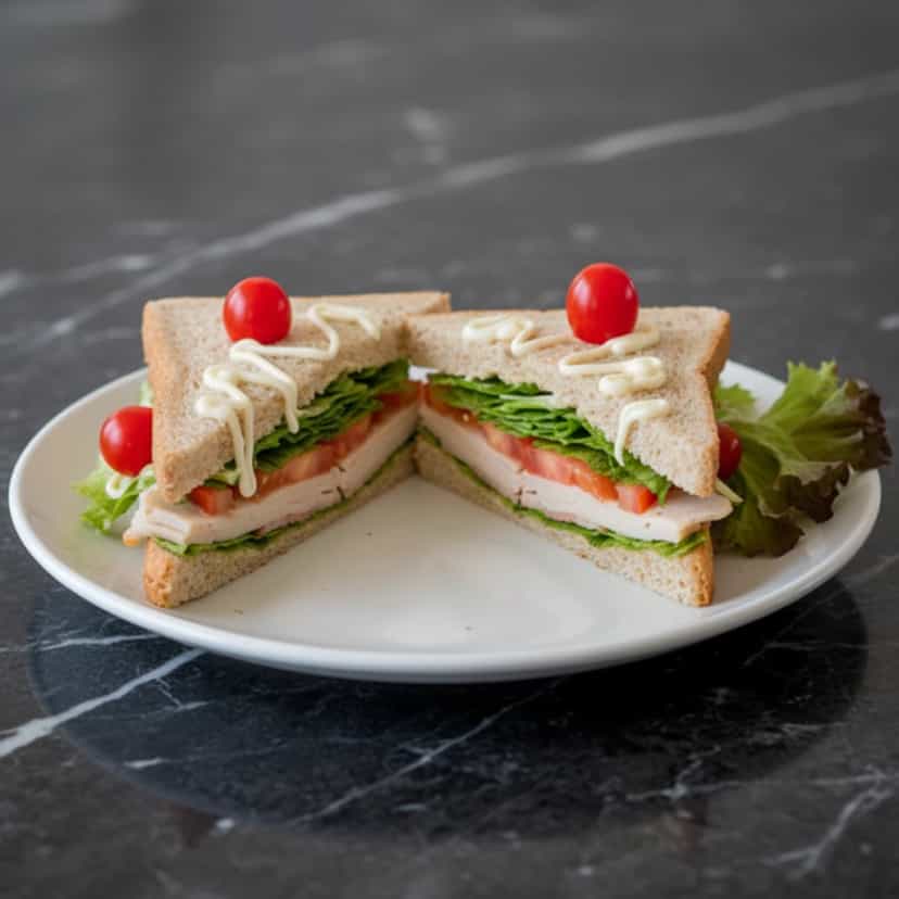 Foto deliciosa de Sanduíche natural pronta para servir - Lanches de Padaria
