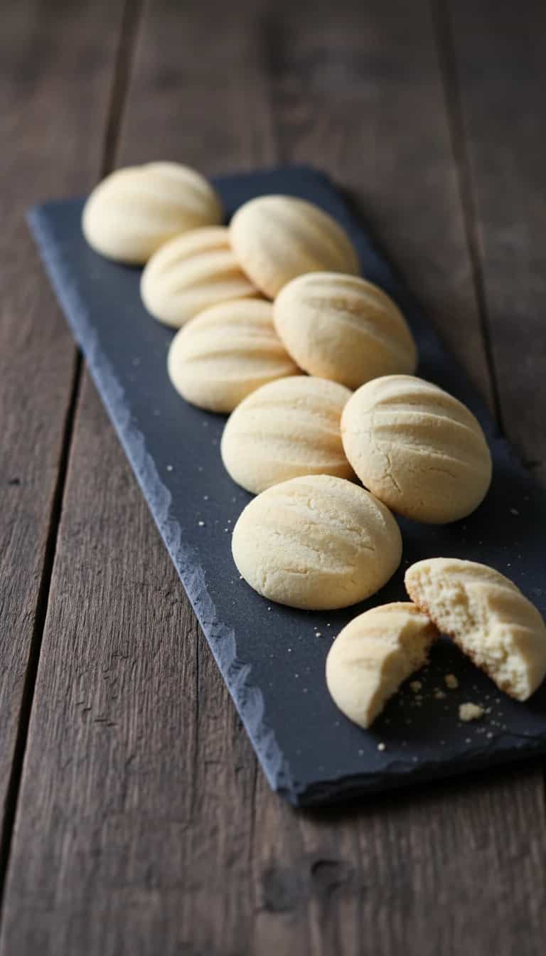 Foto deliciosa de Sequilhos de Amido de Milho pronta para servir - Bolachas & Cookies