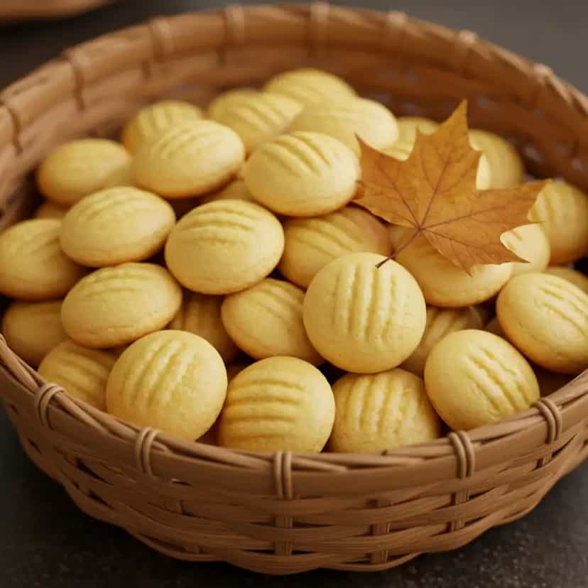 Foto deliciosa de Sequilhos de Amido de Milho pronta para servir - Bolachas & Cookies