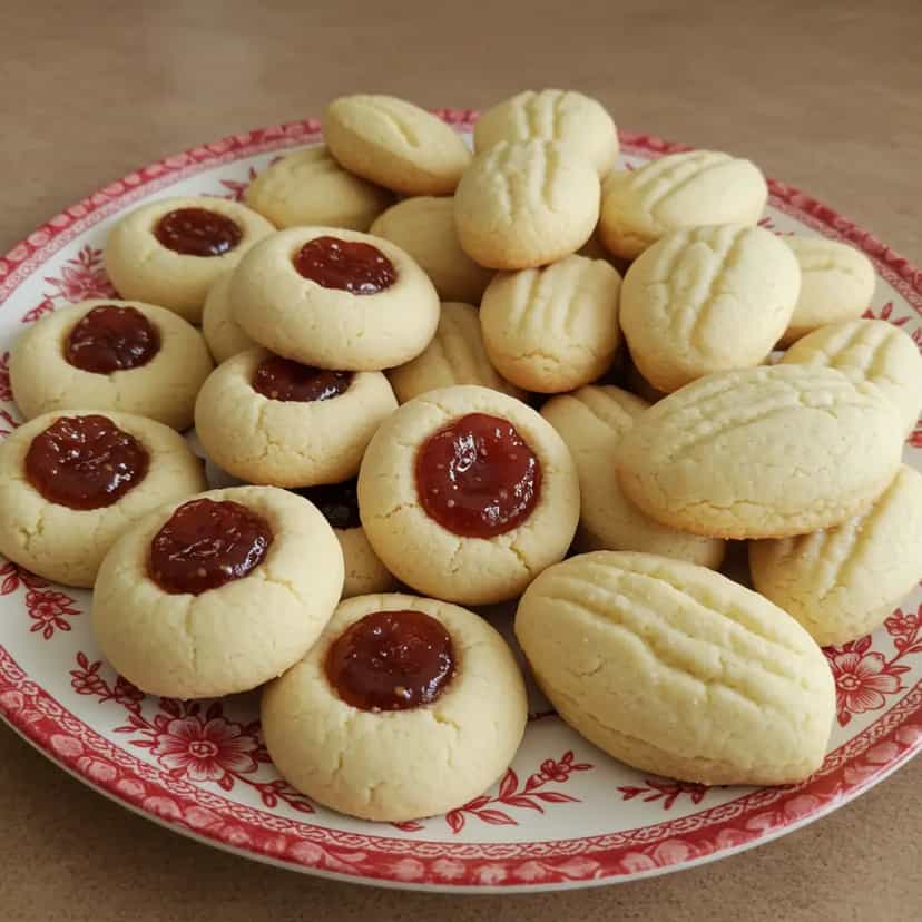 Foto deliciosa de Sequilhos de Nata e Leite Condensado pronta para servir - Brownies & Cookies