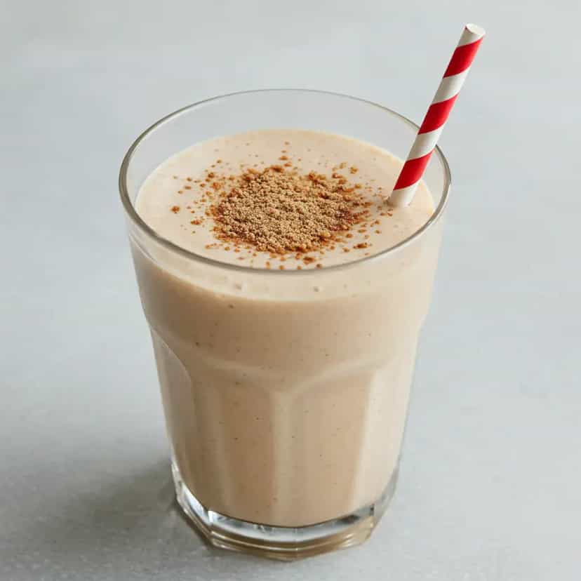 Foto deliciosa de Shake Cremoso de Café com Chocolate pronta para servir - Milkshakes