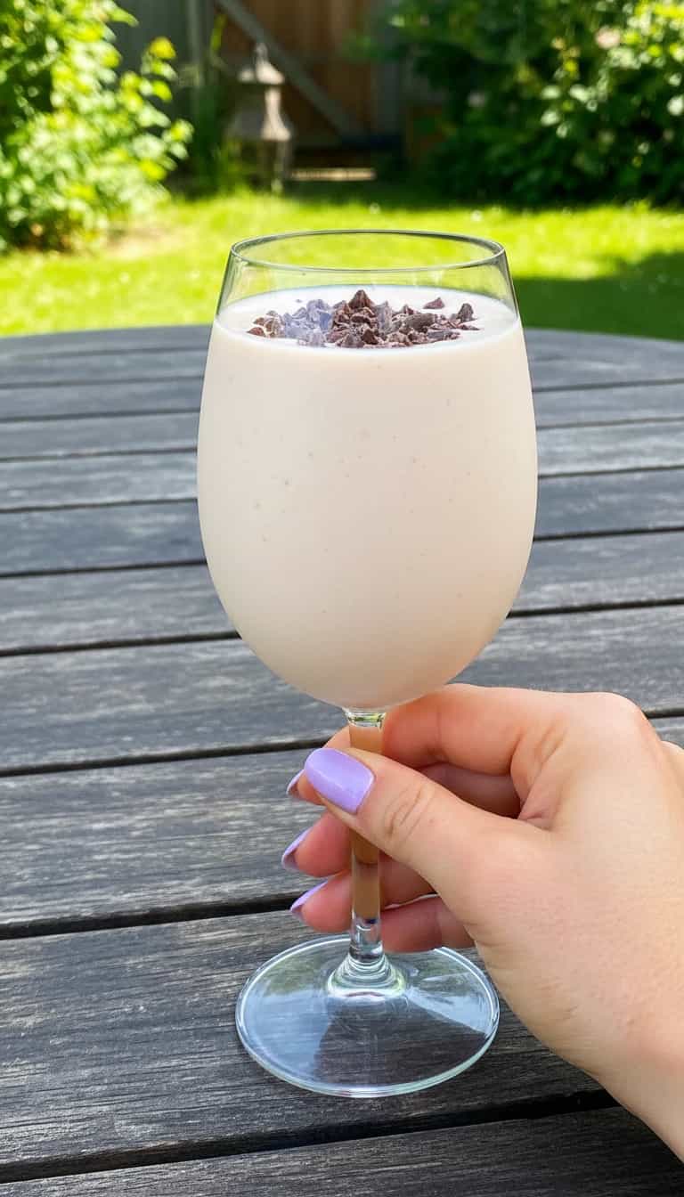 Foto deliciosa de Shake de Banana e Mamão pronta para servir - Energéticos & Proteicos