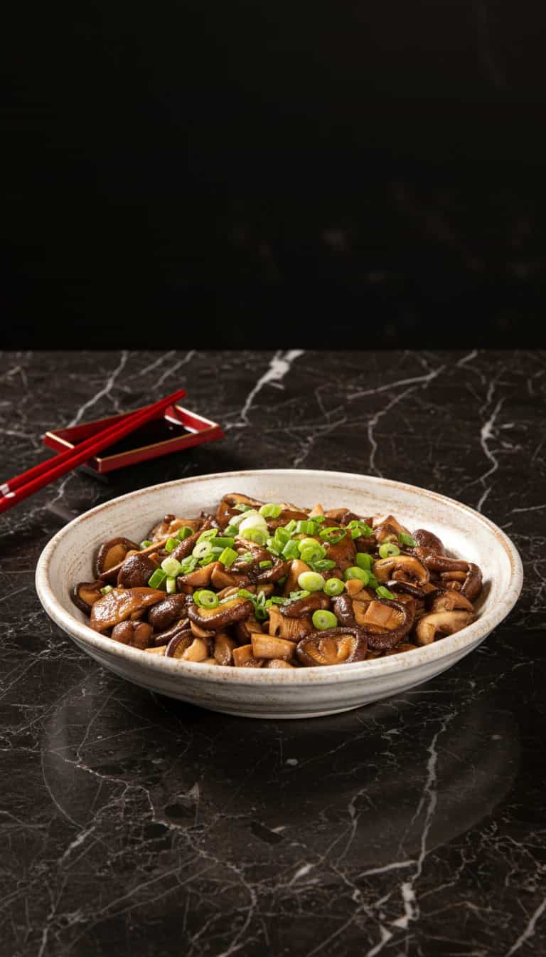 Foto deliciosa de Shimeji na Manteiga pronta para servir - Outras Receitas