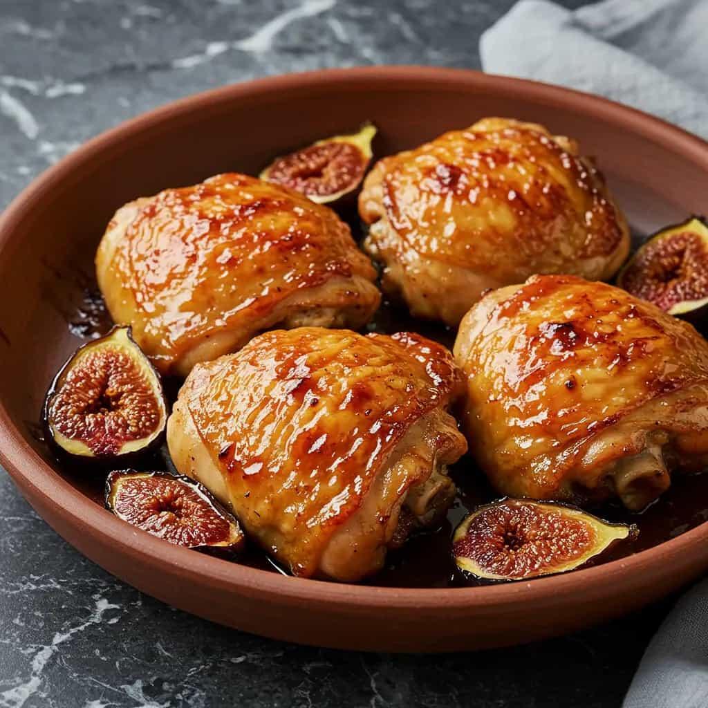 Sobrecoxas ao Molho Cremoso