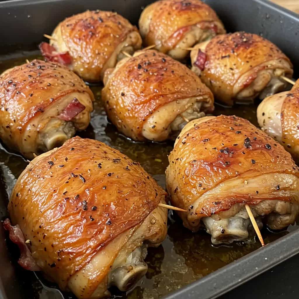 Sobrecoxas Assadas Recheadas