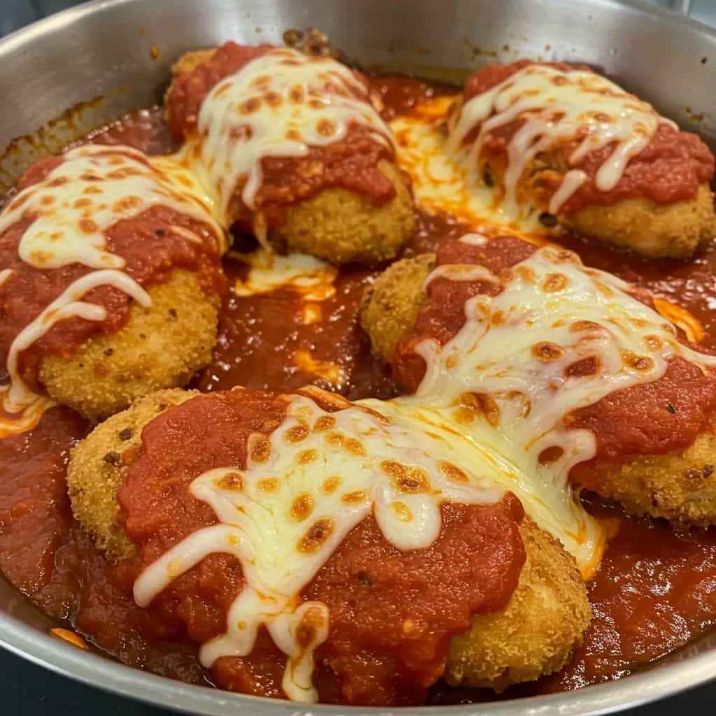 Sobrecoxas de Frango à Parmegiana