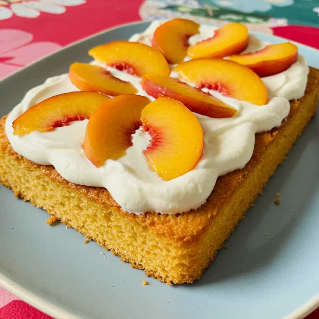 Sobremesa Cremosa de Pêssego