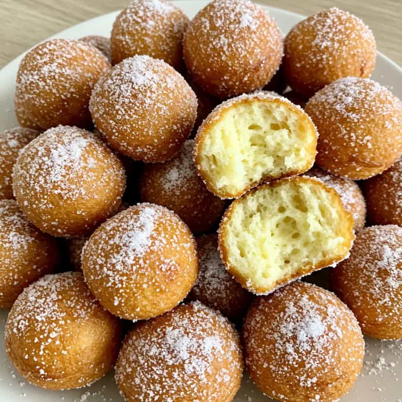 Foto deliciosa de Sonho de goiabada pronta para servir - Lanches de Padaria