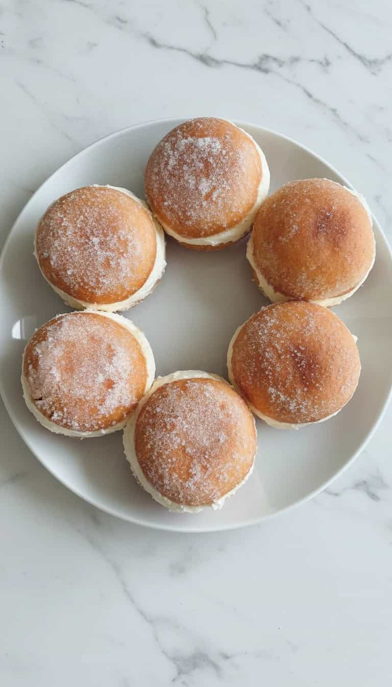 Foto deliciosa de Sonho de Nata pronta para servir - Outras Receitas