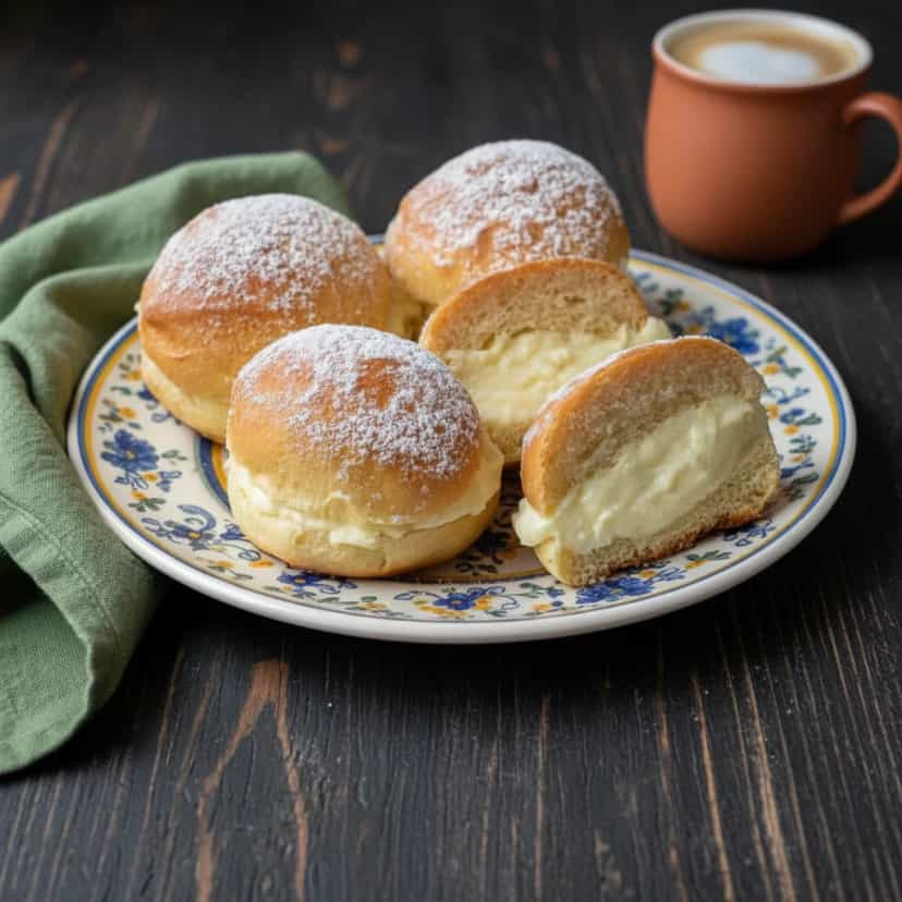 Foto deliciosa de Sonho de Padaria Assado pronta para servir - Lanches de Padaria