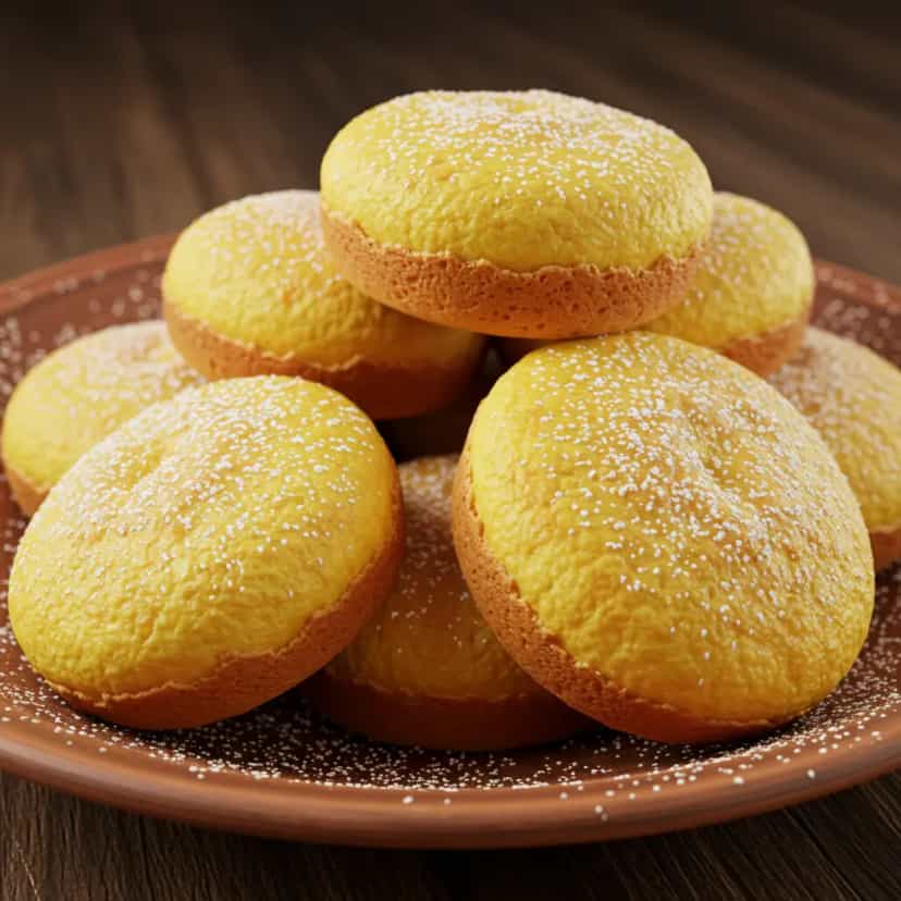 Foto deliciosa de Sonhos de Leite Assados pronta para servir - Outras Receitas