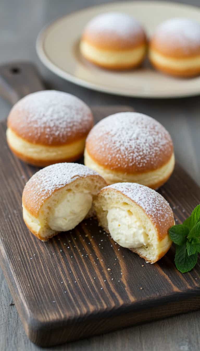 Foto deliciosa de Sonhos de Leite Condensado pronta para servir - Outras Receitas