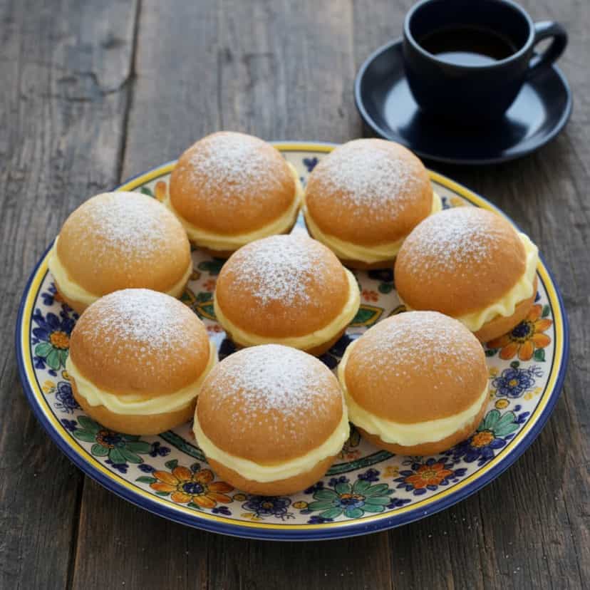 Foto deliciosa de Sonhos de Leite Condensado pronta para servir - Outras Receitas