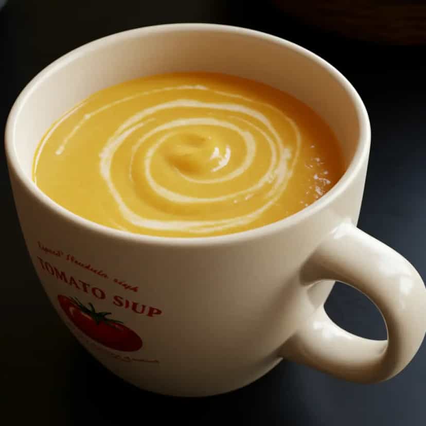 Foto deliciosa de Sopa Cremosa de Abóbora com Aipo pronta para servir - Sopas & Caldos