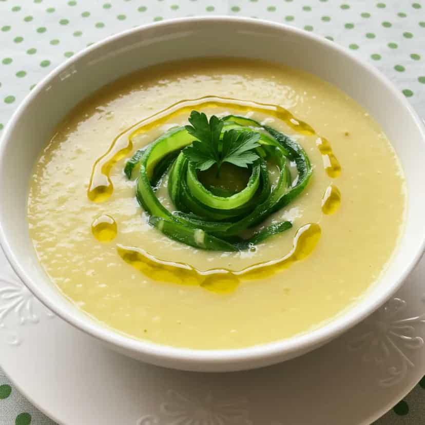 Foto deliciosa de Sopa Cremosa de Farinha de Milho pronta para servir - Sopas & Caldos