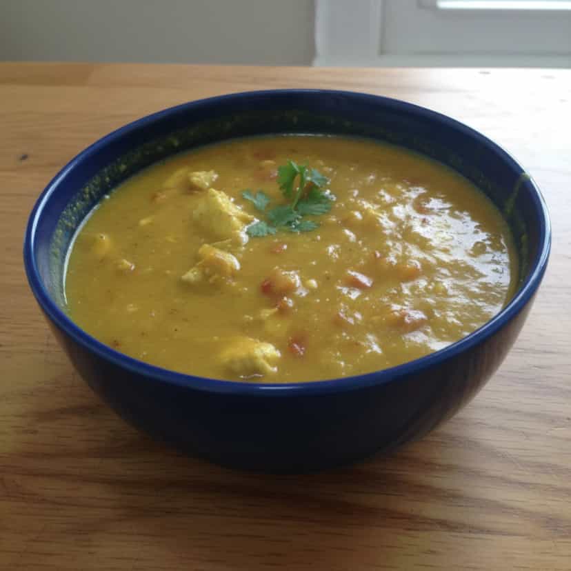 Foto deliciosa de Sopa Cremosa de Frango pronta para servir - Sopas & Caldos