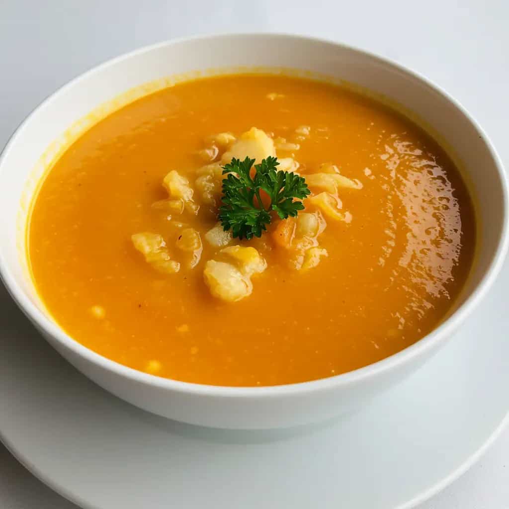 Sopa Cremosa de Mandioca