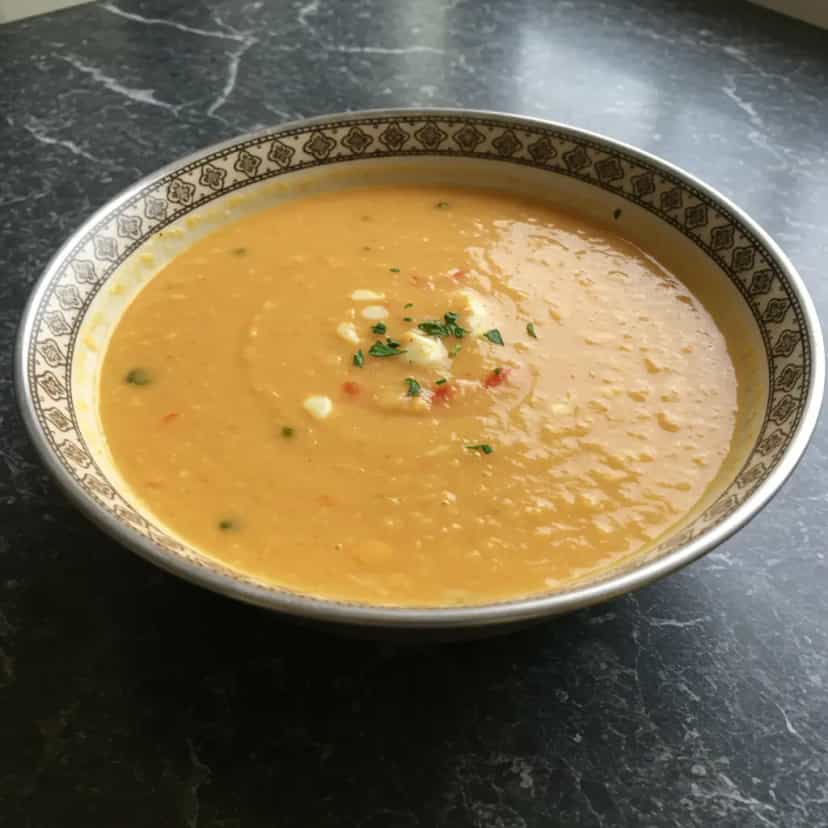 Foto deliciosa de Sopa Cremosa de Siri pronta para servir - Sopas & Caldos