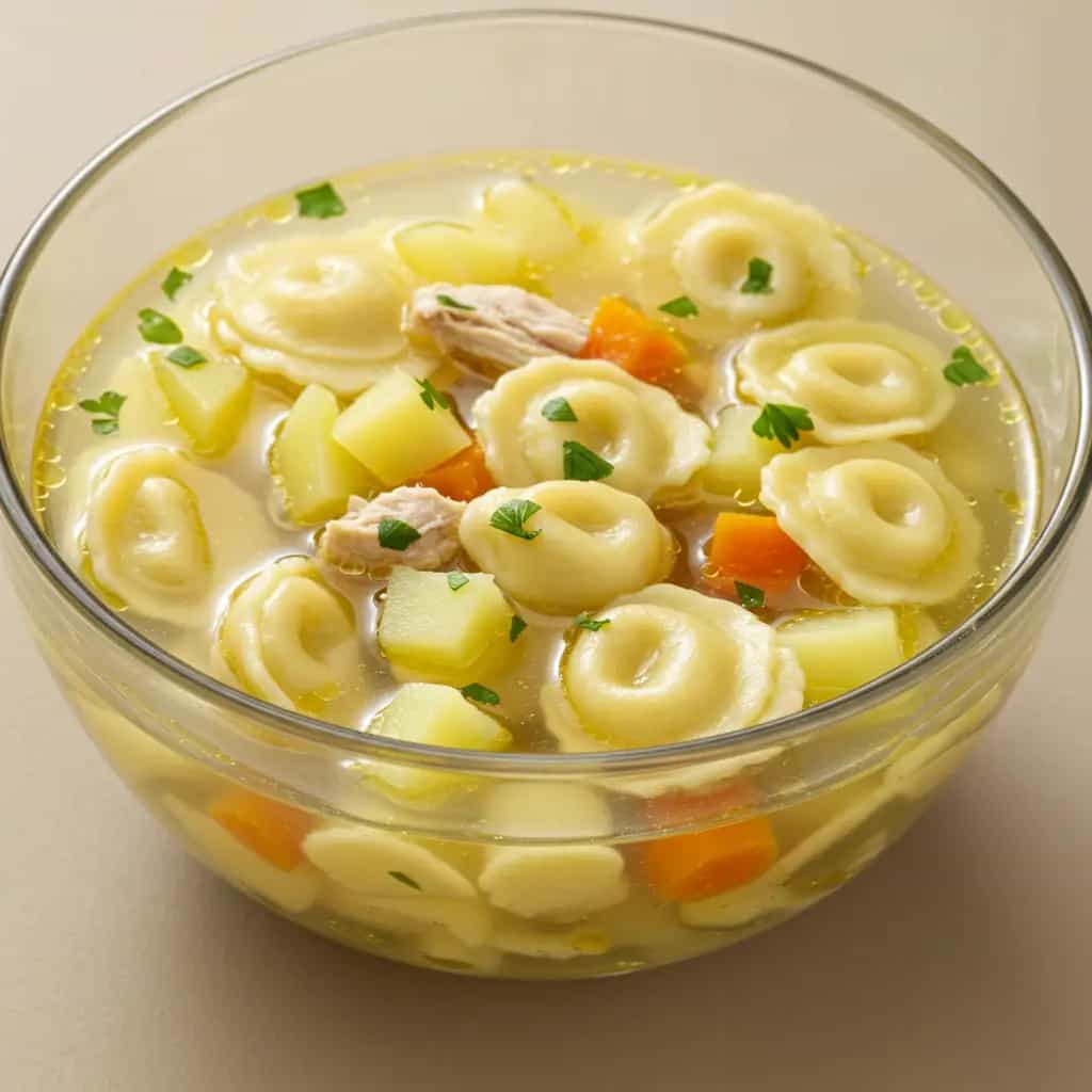 Sopa de Capeletti Caseira
