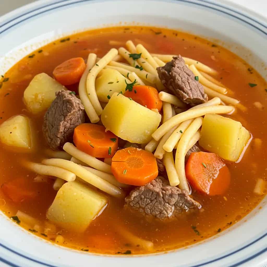 Sopa de Carne da Vovó