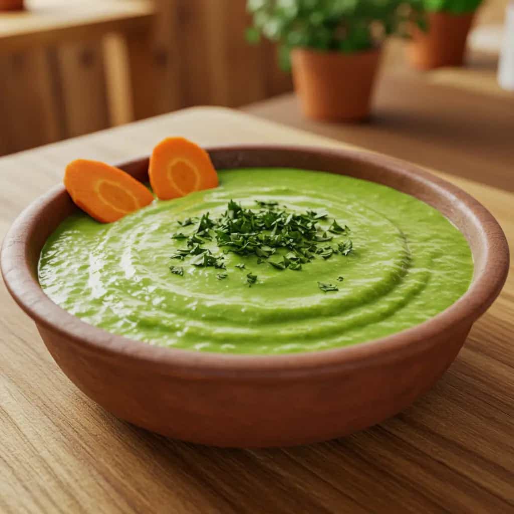 Sopa de ervilha na pressão