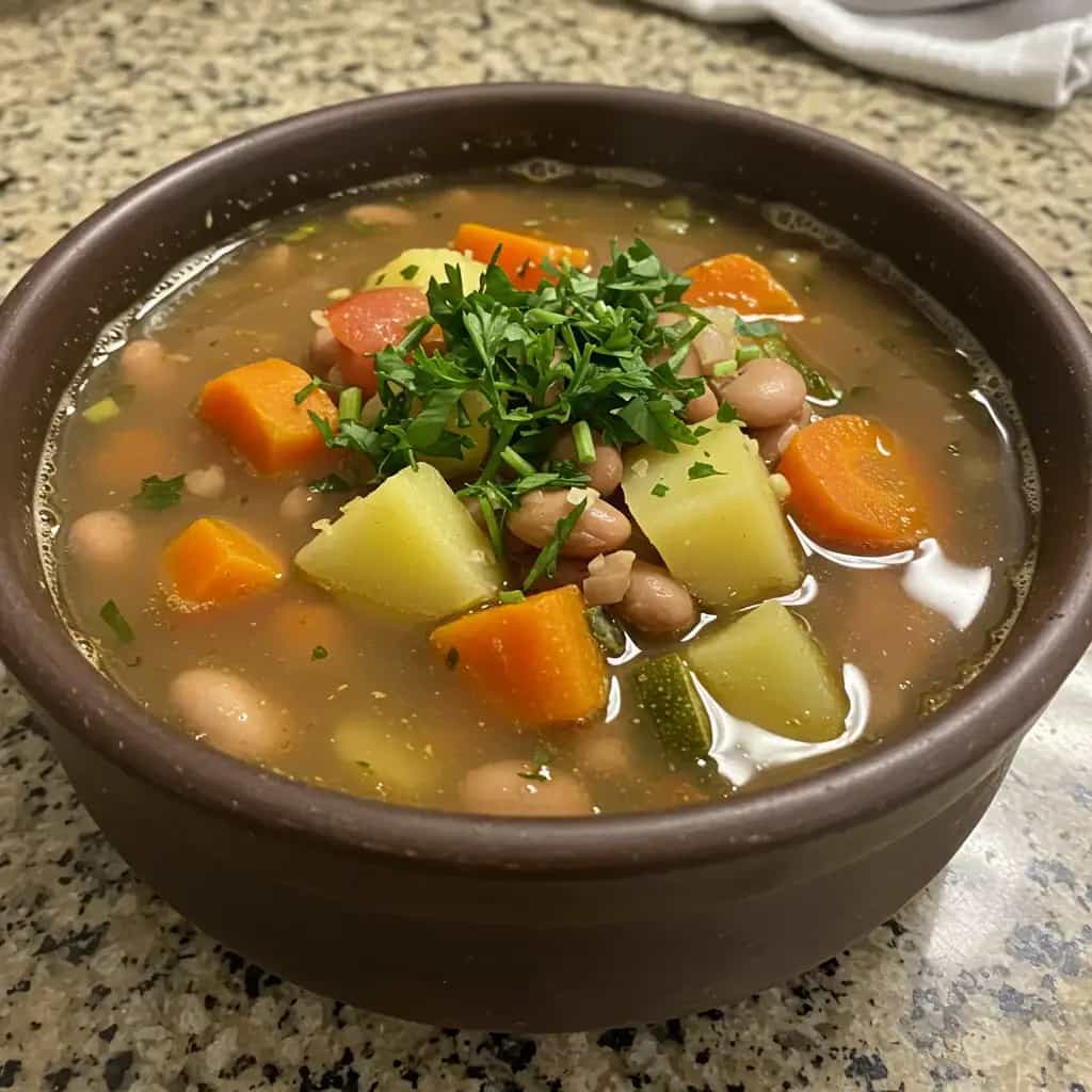 Sopa de Feijão com Legumes