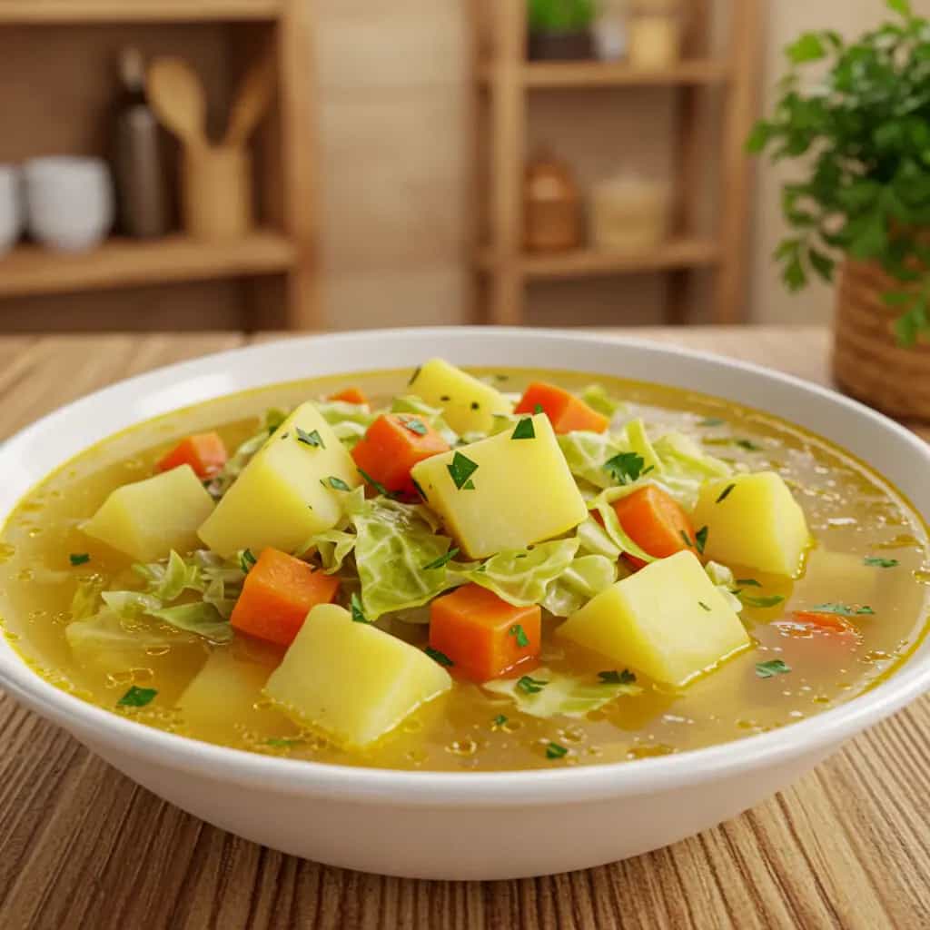 Sopa de legumes rápida e deliciosa