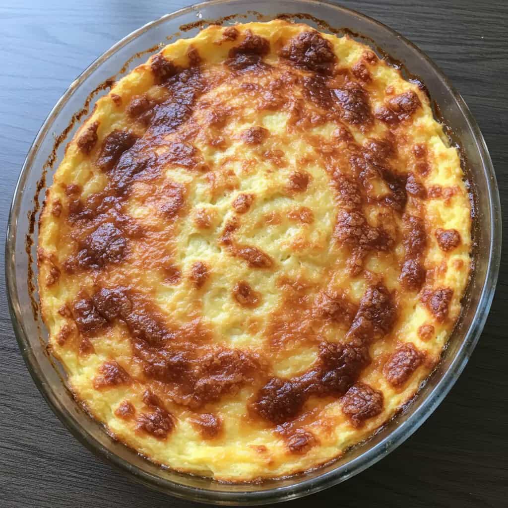 Sopa paraguaia de milharina