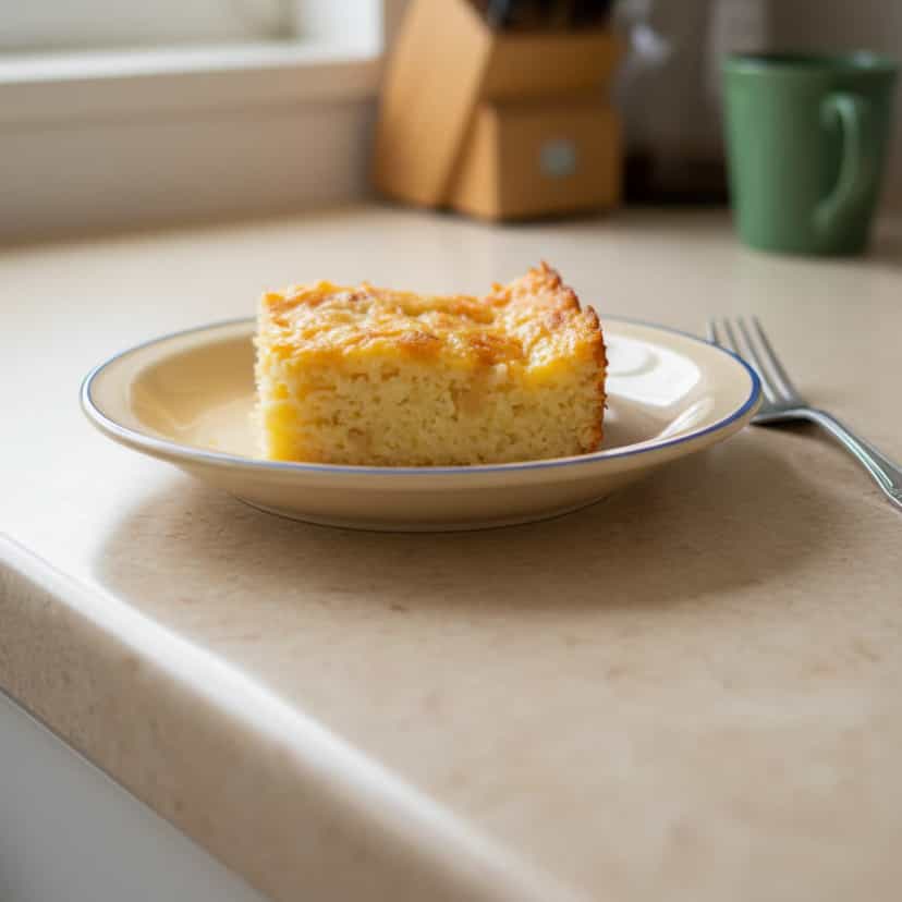 Foto deliciosa de Sopa Paraguaia (Torta Salgada) pronta para servir - Tortas Salgadas
