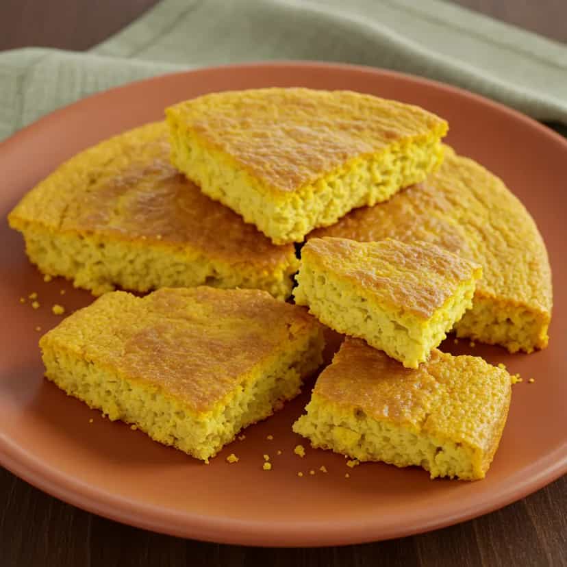 Foto deliciosa de Sopa Paraguaia Tradicional pronta para servir - Pratos Brasileiros Icônicos