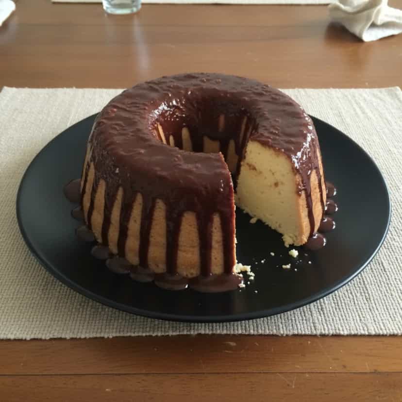 Foto deliciosa de Sorvete Cascata de Chocolate pronta para servir - Doces Gelados & Sorvetes