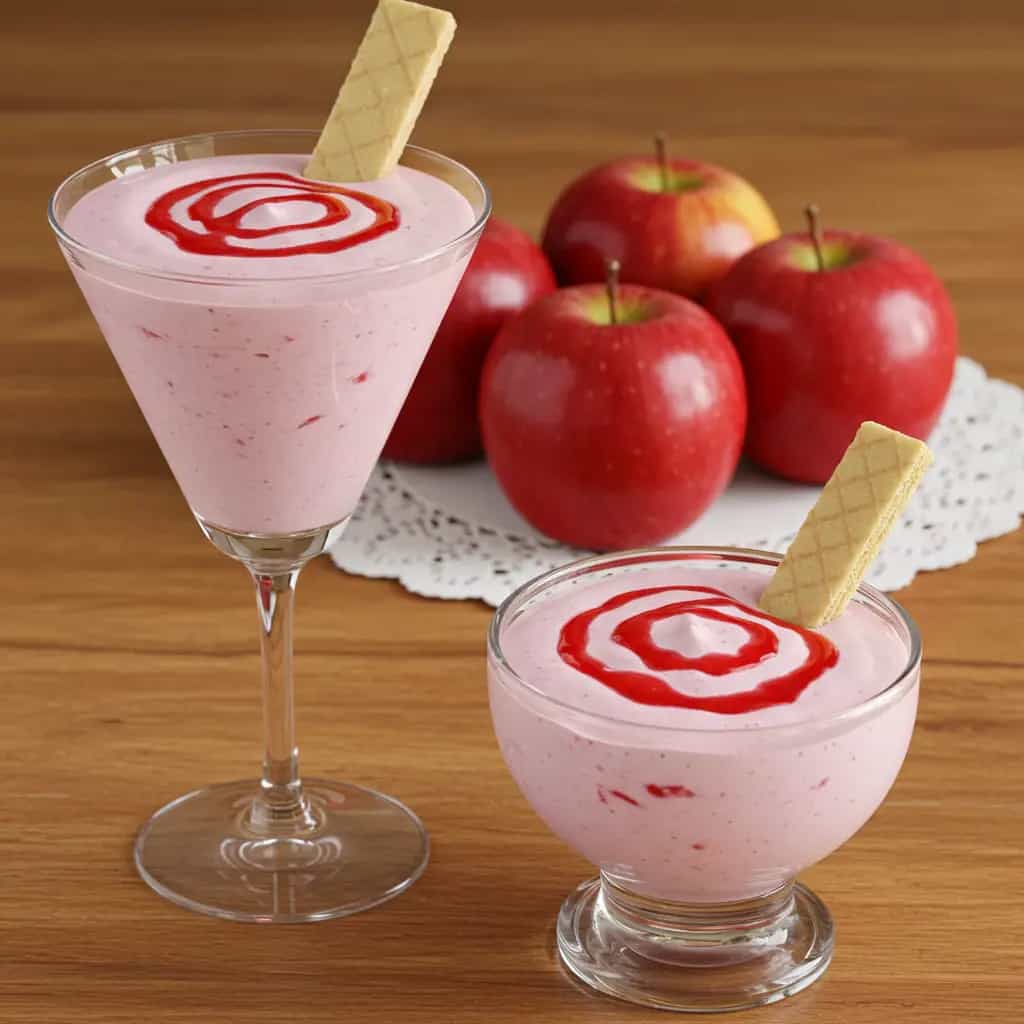 Sorvete caseiro de gelatina