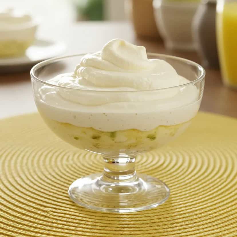 Foto deliciosa de Sorvete Cremoso de Coco Queimado pronta para servir - Doces Gelados & Sorvetes