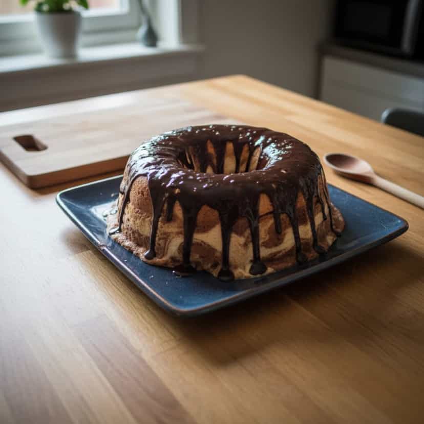 Foto deliciosa de Sorvete de Chocolate Cremoso pronta para servir - Doces Gelados & Sorvetes