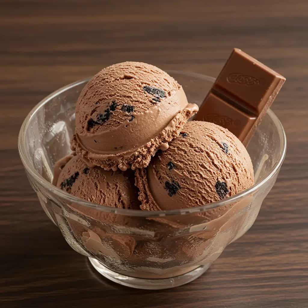 Sorvete de Oreo Cremoso