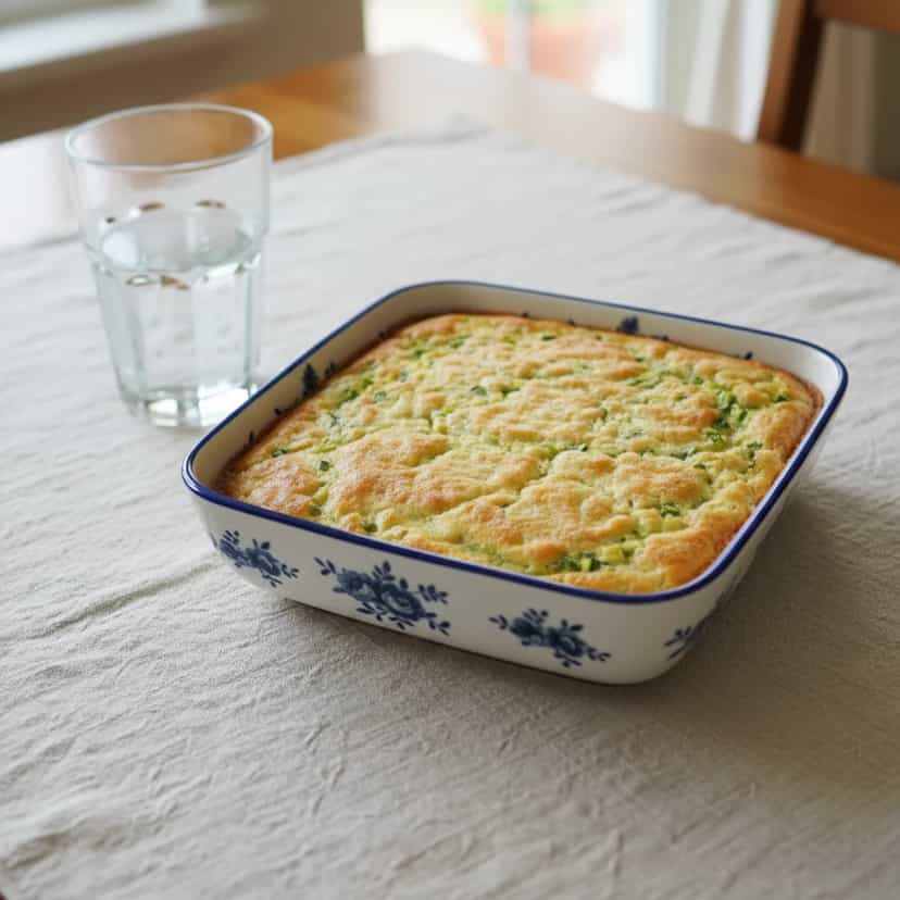 Foto deliciosa de Soufflé de Abobrinha pronta para servir - Almoço & Jantar